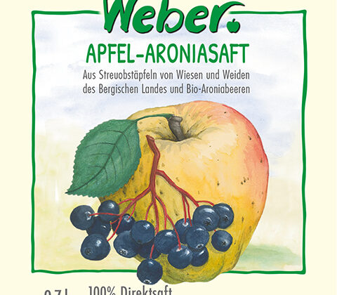 Apfel-Aro­nia­saft